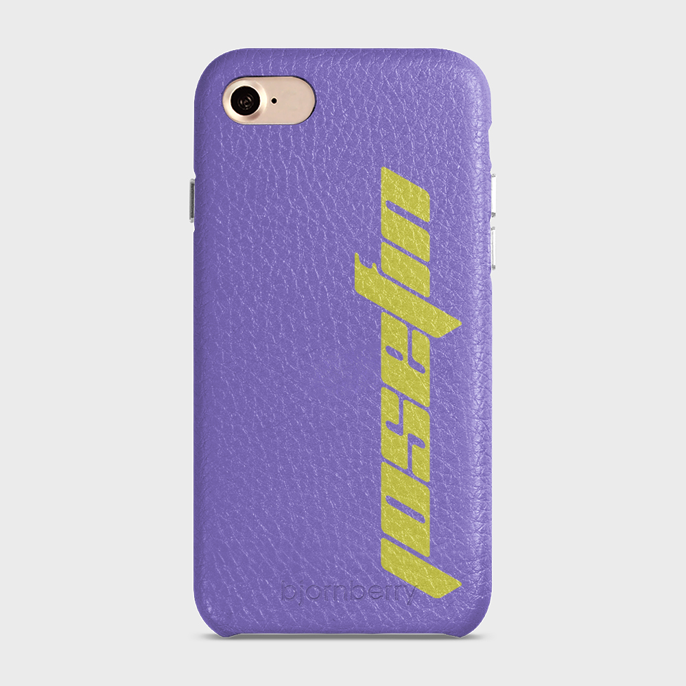 iPhone 7/8/SE (2022/2020) Personalised Leather Case - Futuristic Name - 22