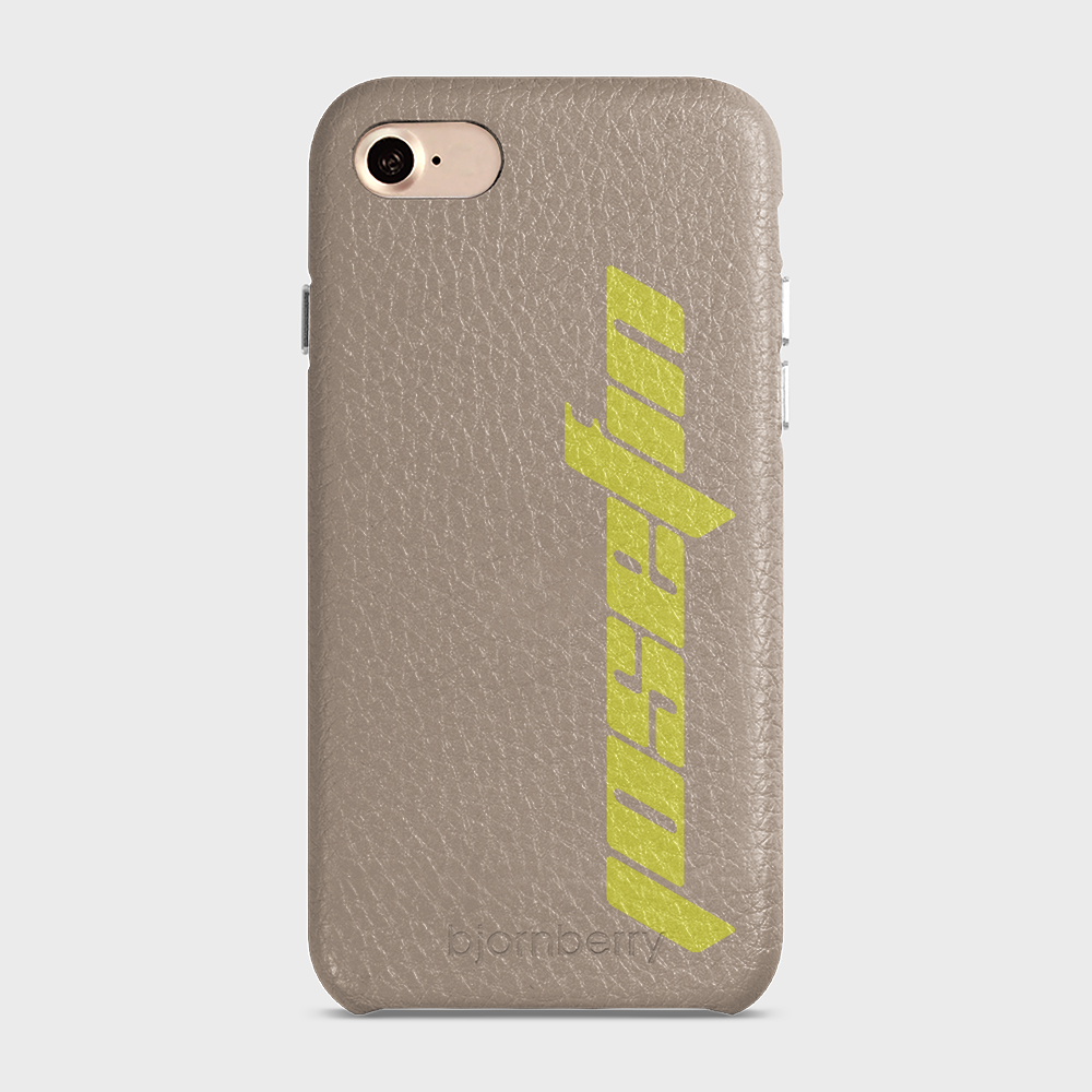 iPhone 7/8/SE (2022/2020) Personalised Leather Case - Futuristic Name - 42