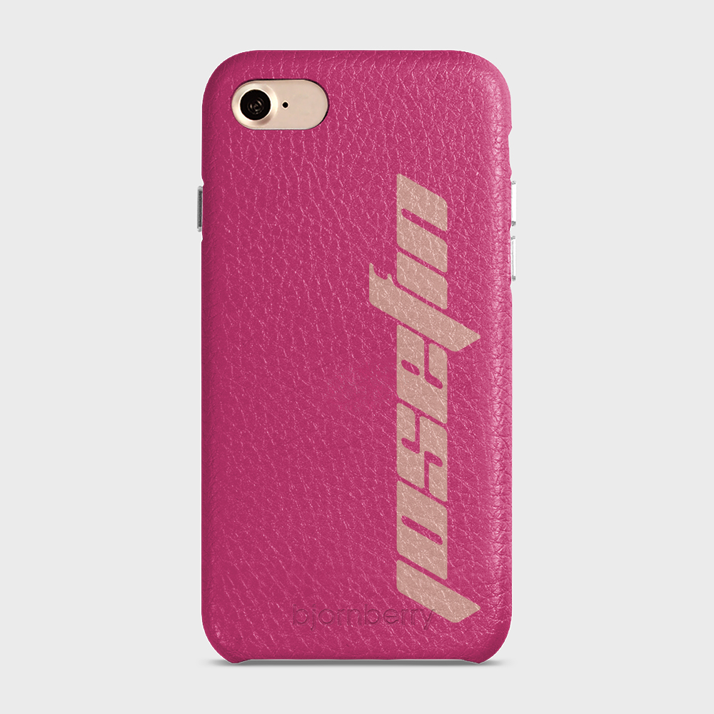 iPhone 7/8/SE (2022/2020) Personalised Leather Case - Futuristic Name - 31