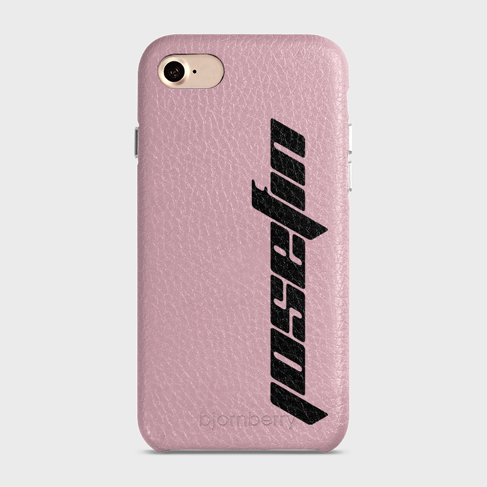 iPhone 7/8/SE (2022/2020) Personalised Leather Case - Futuristic Name - 13