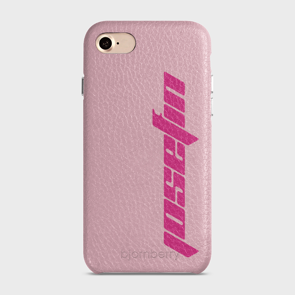 iPhone 7/8/SE (2022/2020) Personalised Leather Case - Futuristic Name - 10