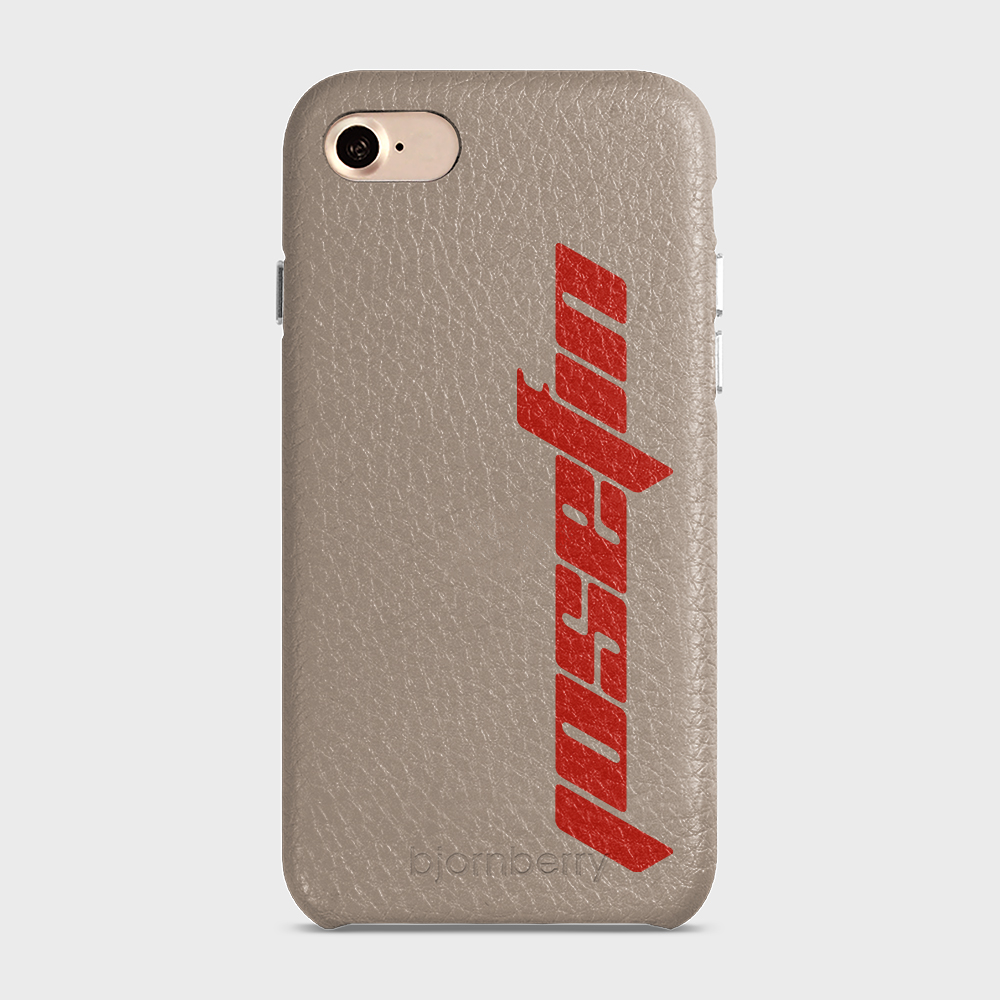iPhone 7/8/SE (2022/2020) Personalised Leather Case - Futuristic Name - 39