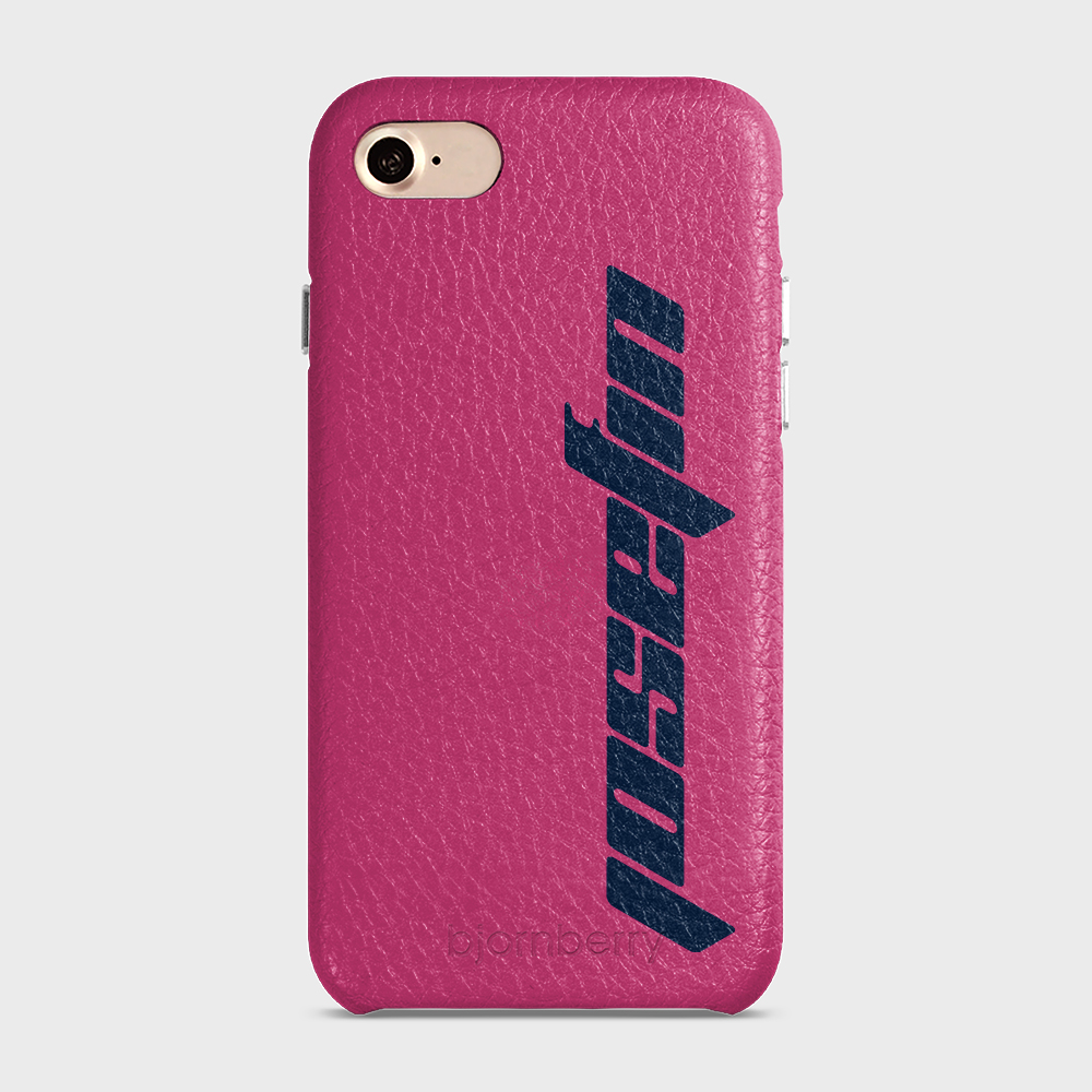 iPhone 7/8/SE (2022/2020) Personalised Leather Case - Futuristic Name - 29