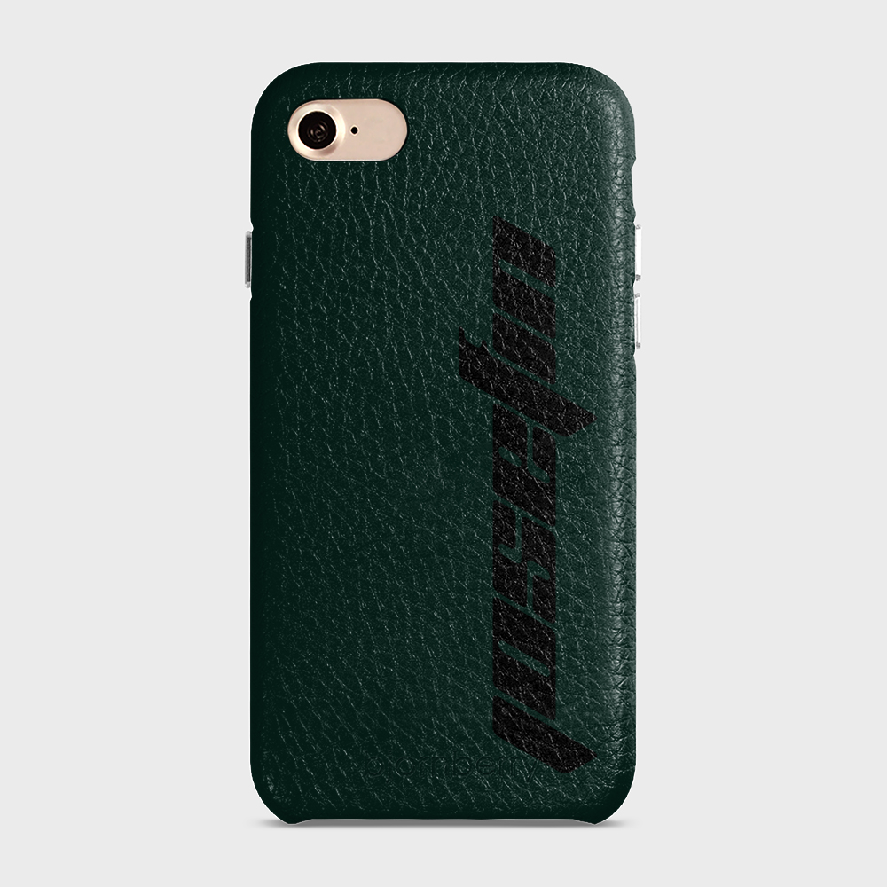 iPhone 7/8/SE (2022/2020) Personalised Leather Case - Futuristic Name - 26