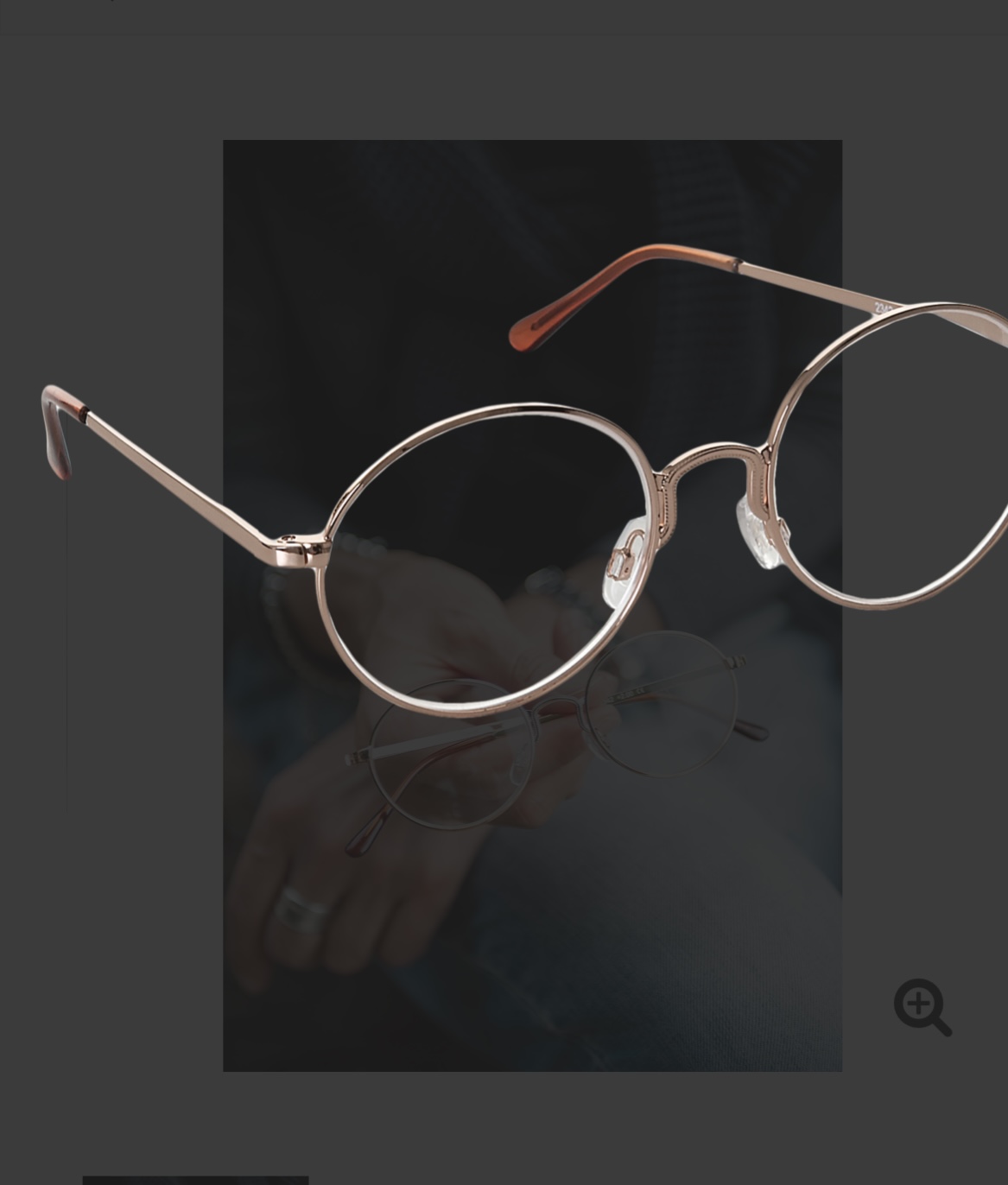 Reading glasses Rosé gold - 3