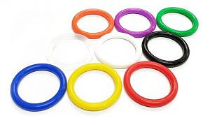 1-1/2" Rubber Ring - Premium Transparent - Perfect Play