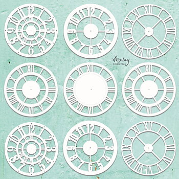 MINTAY CHIPPIES -CLOCKS SET