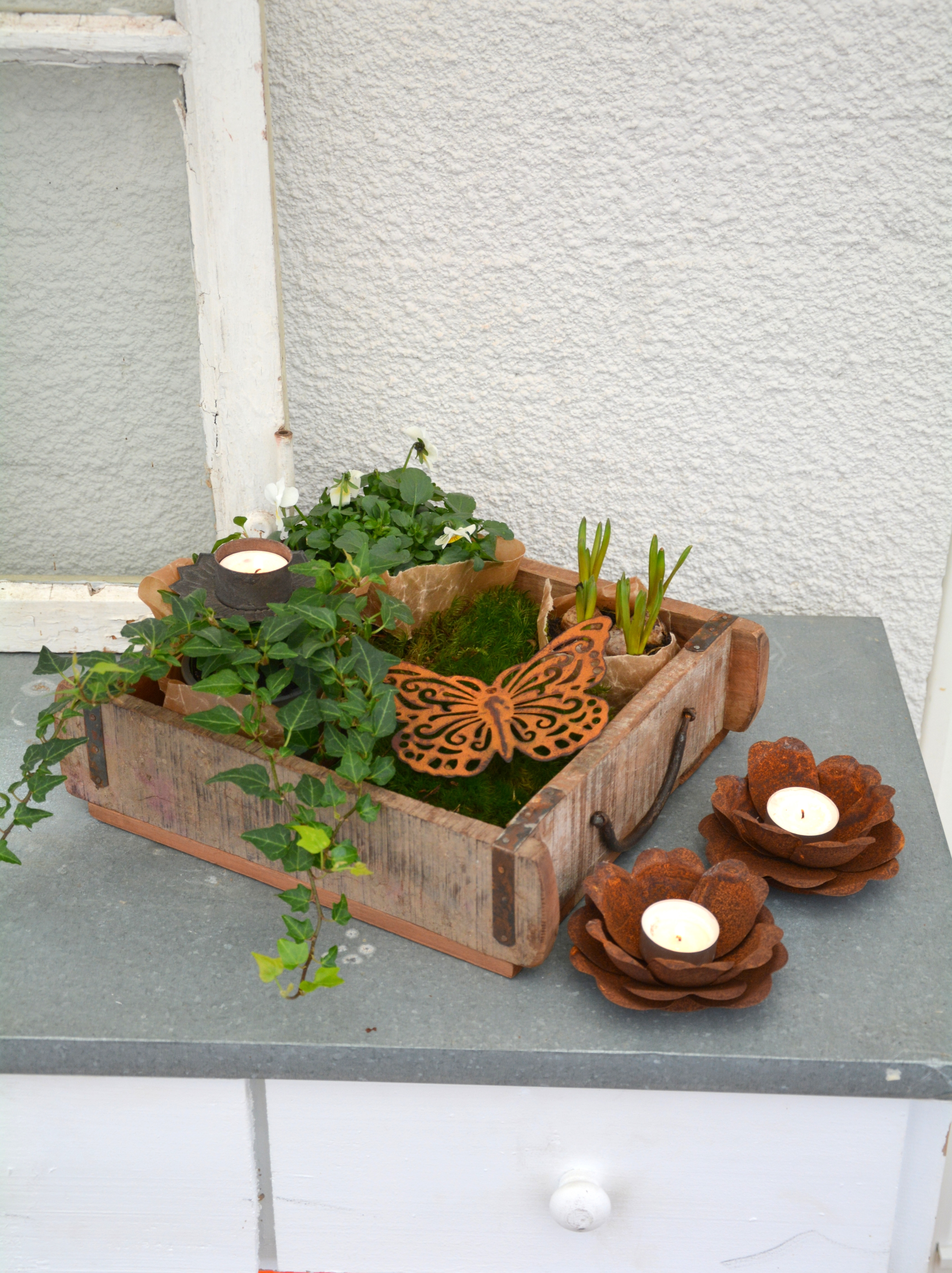 Ljushållare till värmeljus natur - 5