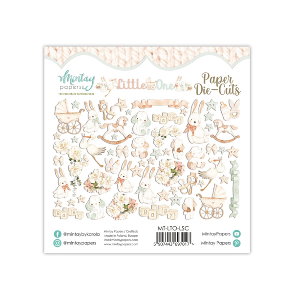 Mintay - Paper Die-Cuts - Little one, 60 delar - 2
