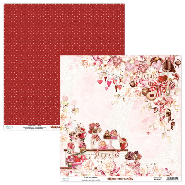 Mintay - Paperpad - Chocolate Kiss, 12x12" - 2