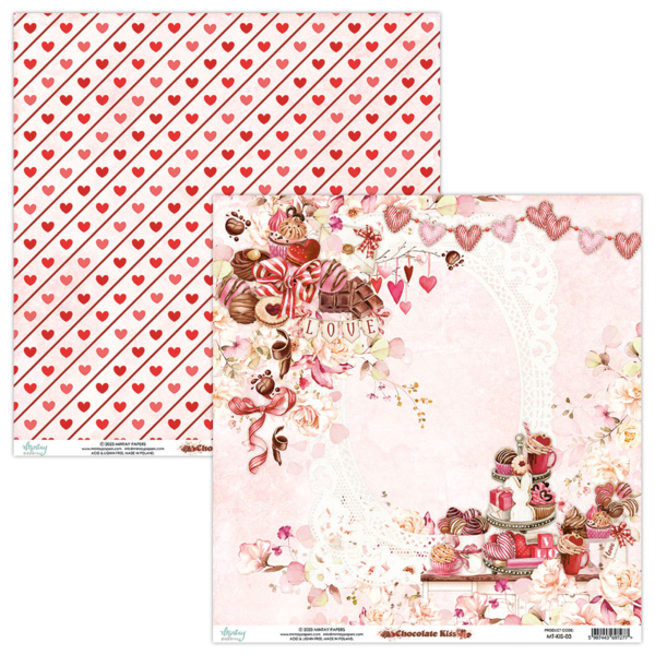 Mintay - Paperpad - Chocolate Kiss, 12x12" - 4