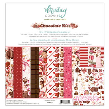 Mintay - Paperpad - Chocolate Kiss, 12x12"