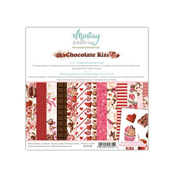 Mintay - Paperpad - CHOCOLATE KISS, 6x6"
