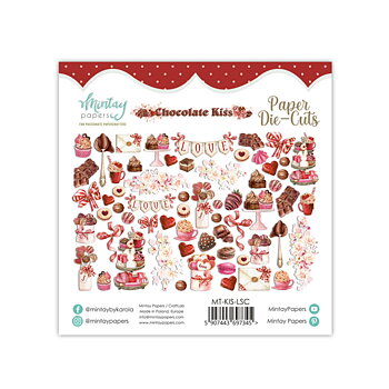 Mintay - Paper Die-Cuts -CHOCOLATE KISS, 60 delar