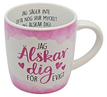 Mugg med Buskap, Älskar Dig