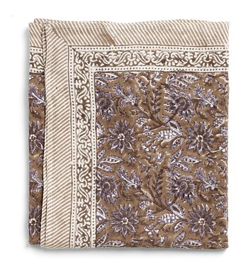 Bordsduk Linne - Indian Summer - Beige/Lavender