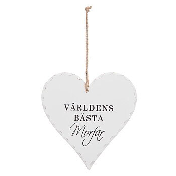 Hjärta Världens bästa morfar