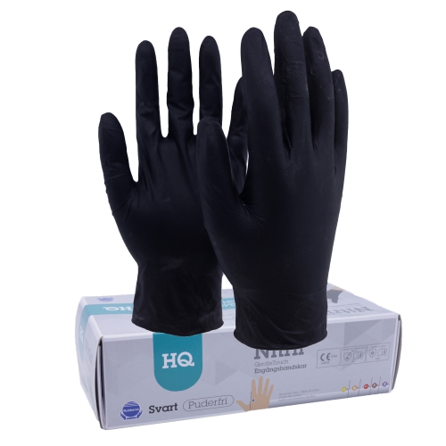 Disposable latex gloves deals black