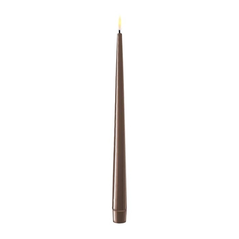 LED-Antikljus Mocca 2-pack 28cm