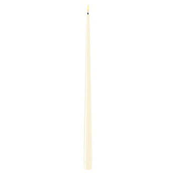 LED Antikljus Cream 38cm 2 pack