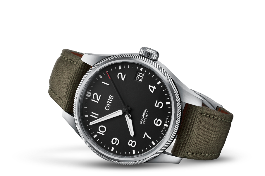 01 751 7761 4164-07 3 20 03LC Oris Big Crown ProPilot Big Date 41 svart