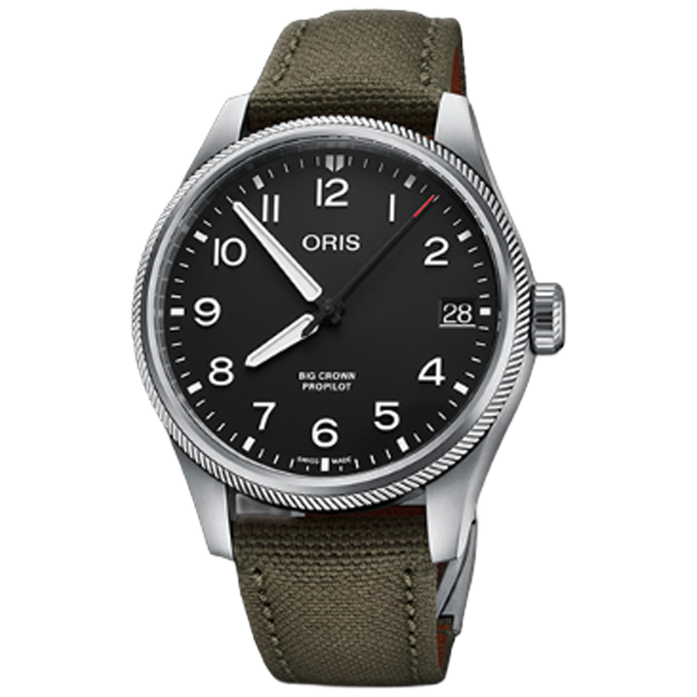 01 751 7761 4164-07 3 20 03LC Oris Big Crown ProPilot Big Date 41 svart
