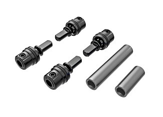 Traxxas 9751-GRAY Driveshafts Center Steel/Alu Set Complete Gray TRX-4M