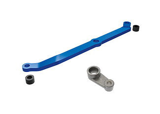 Traxxas 9748-BLUE Steering Linkage Alu Blue TRX-4M