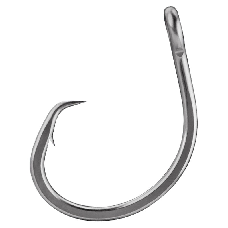 Circle hooks are specially designed to fish for large halibut and cod