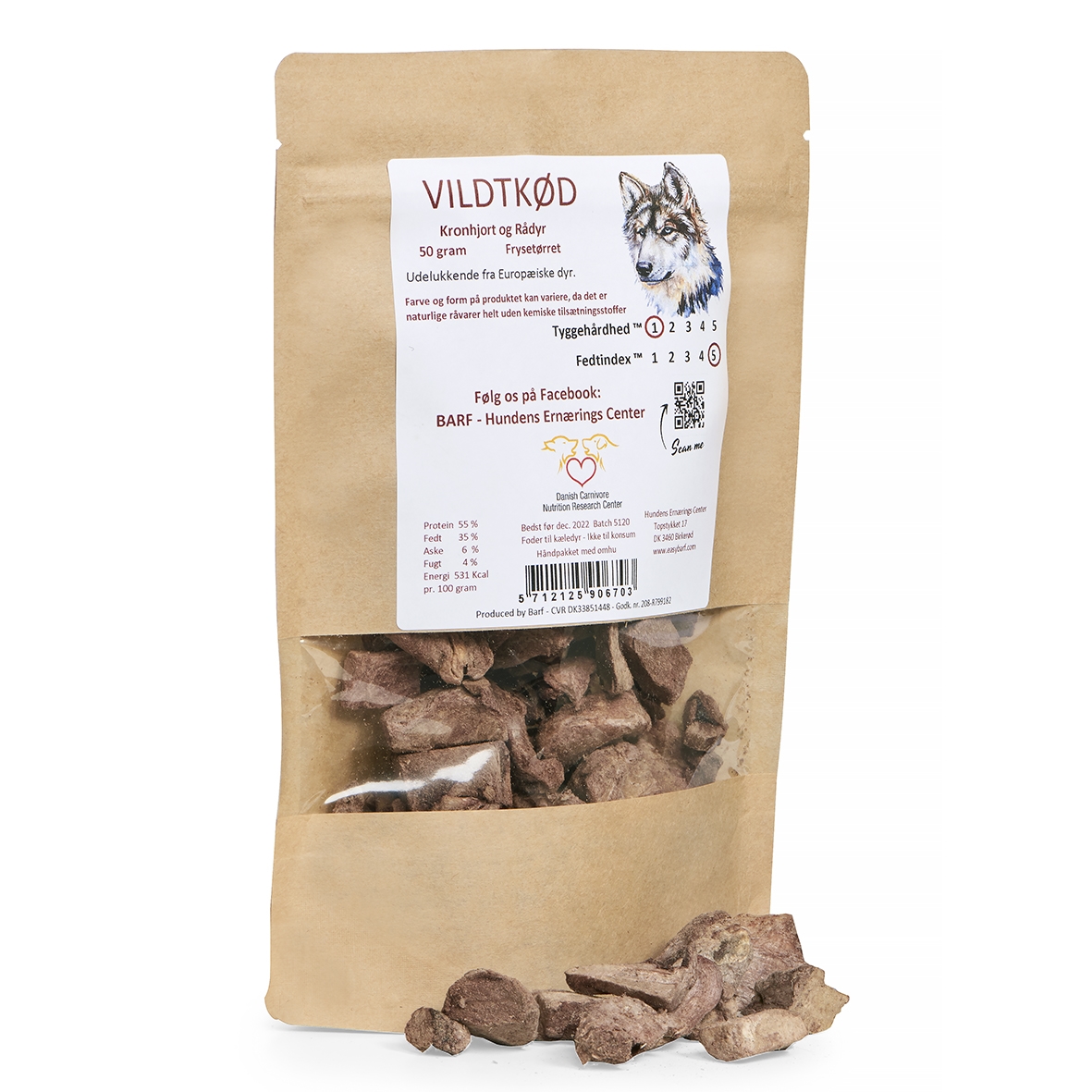 Barf Venison Freeze Dried 50 g