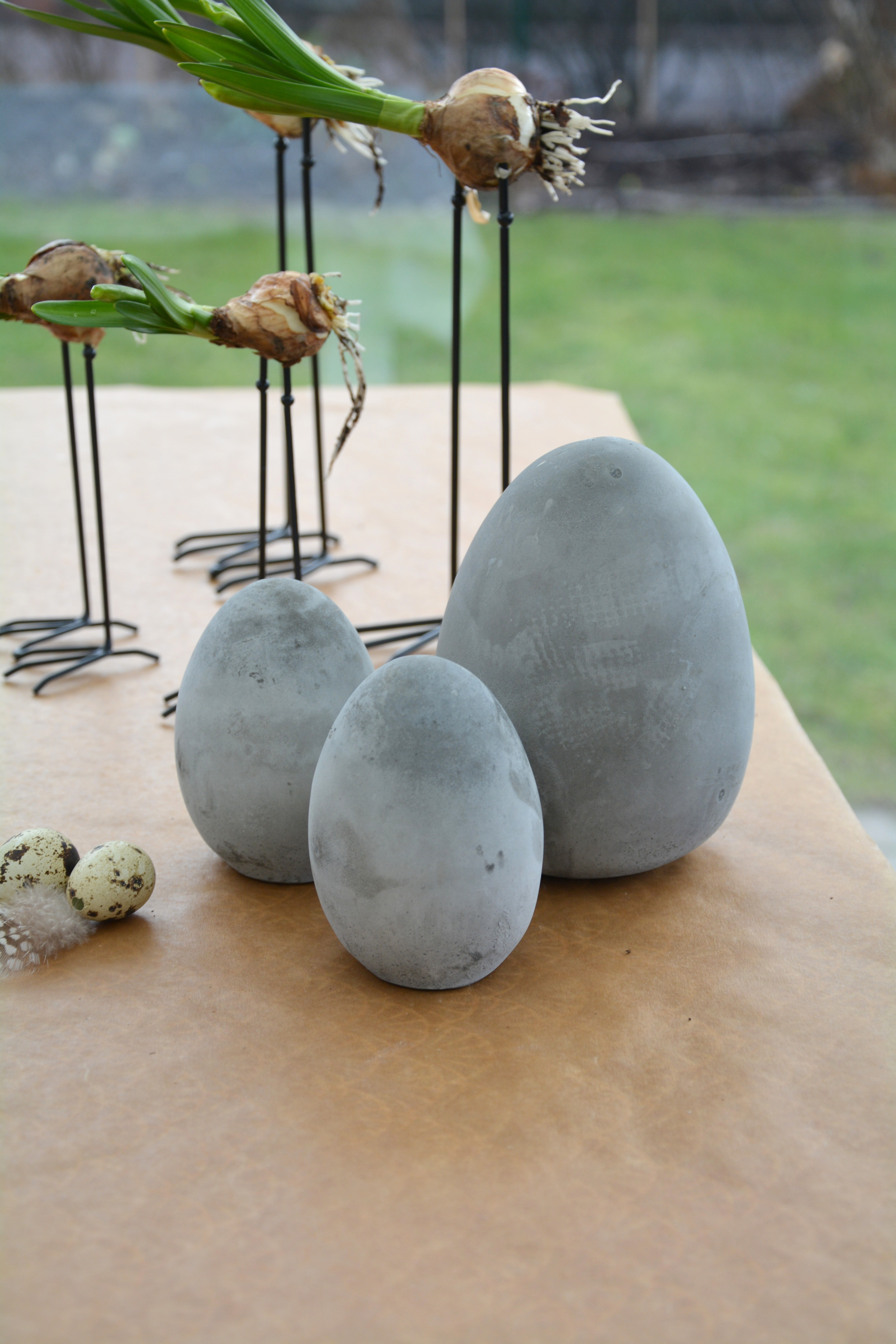 Ägg i betong 11 cm. Litet