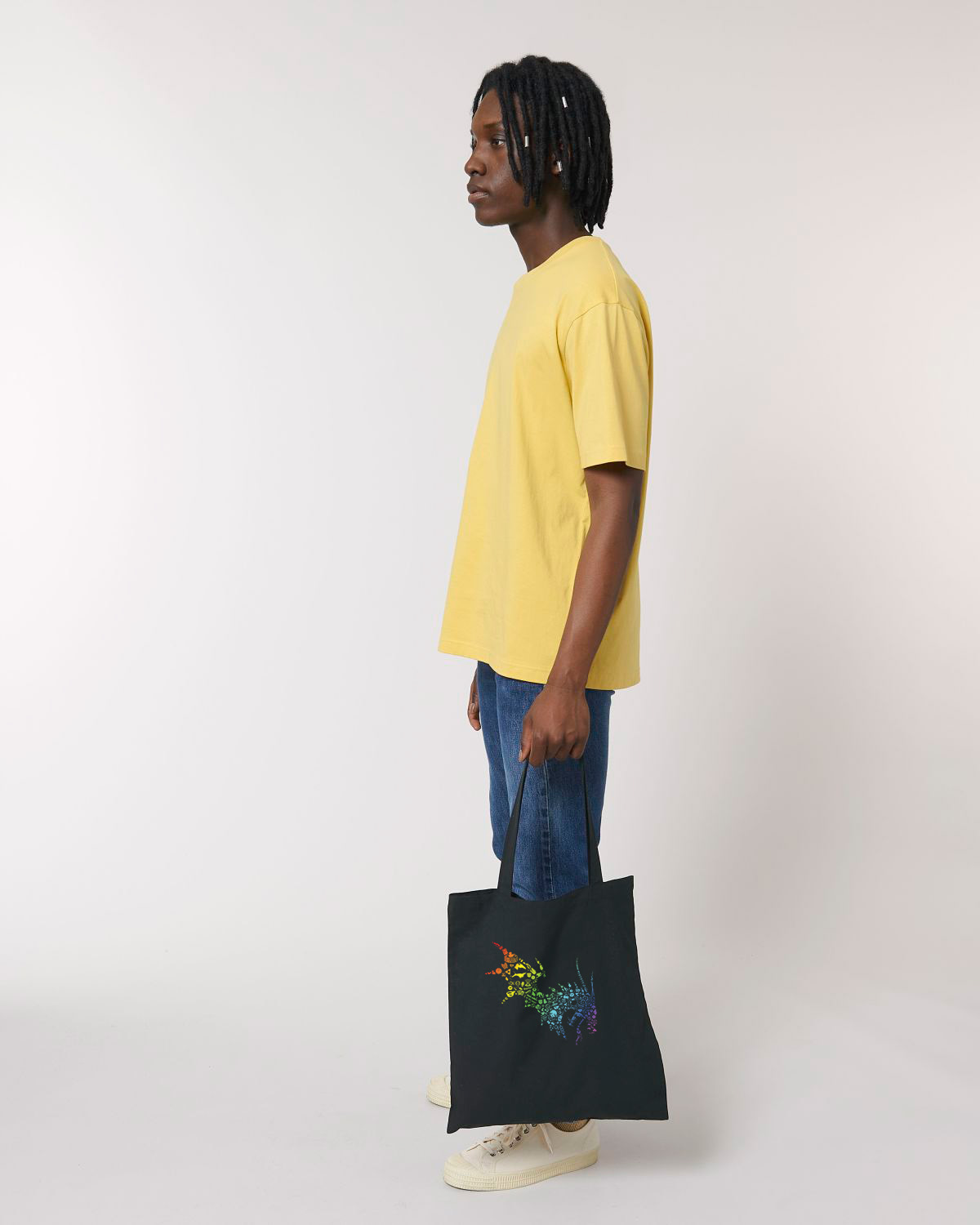 NärCon Rainbow Dragon Totebag Black - 2