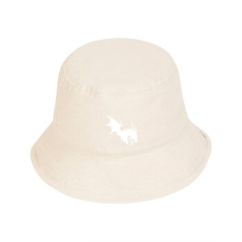 NärCon White Dragon Bucket Hat Natural Raw