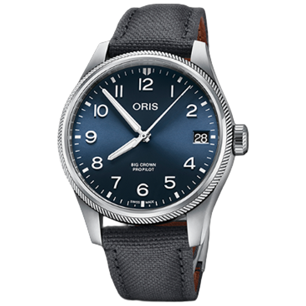 01 751 7761 4065-07 3 20 05LC Oris Big Crown ProPilot Big Date 41 blå
