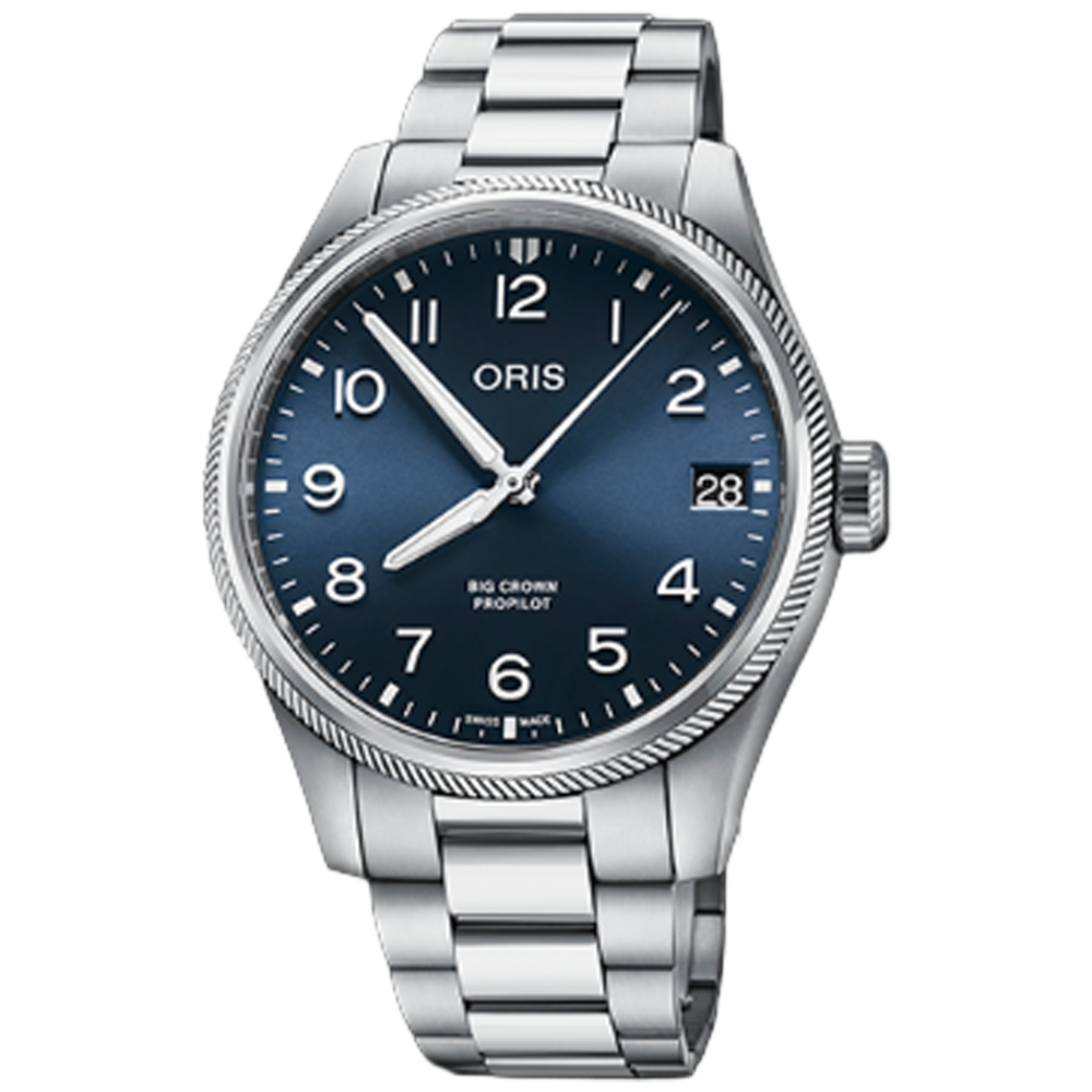 01 751 7761 4065-07 8 20 08P  Oris Big Crown ProPilot Big Date 41 blå