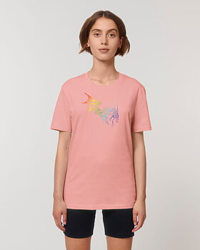 NärCon Rainbow Dragon T-shirt Pink