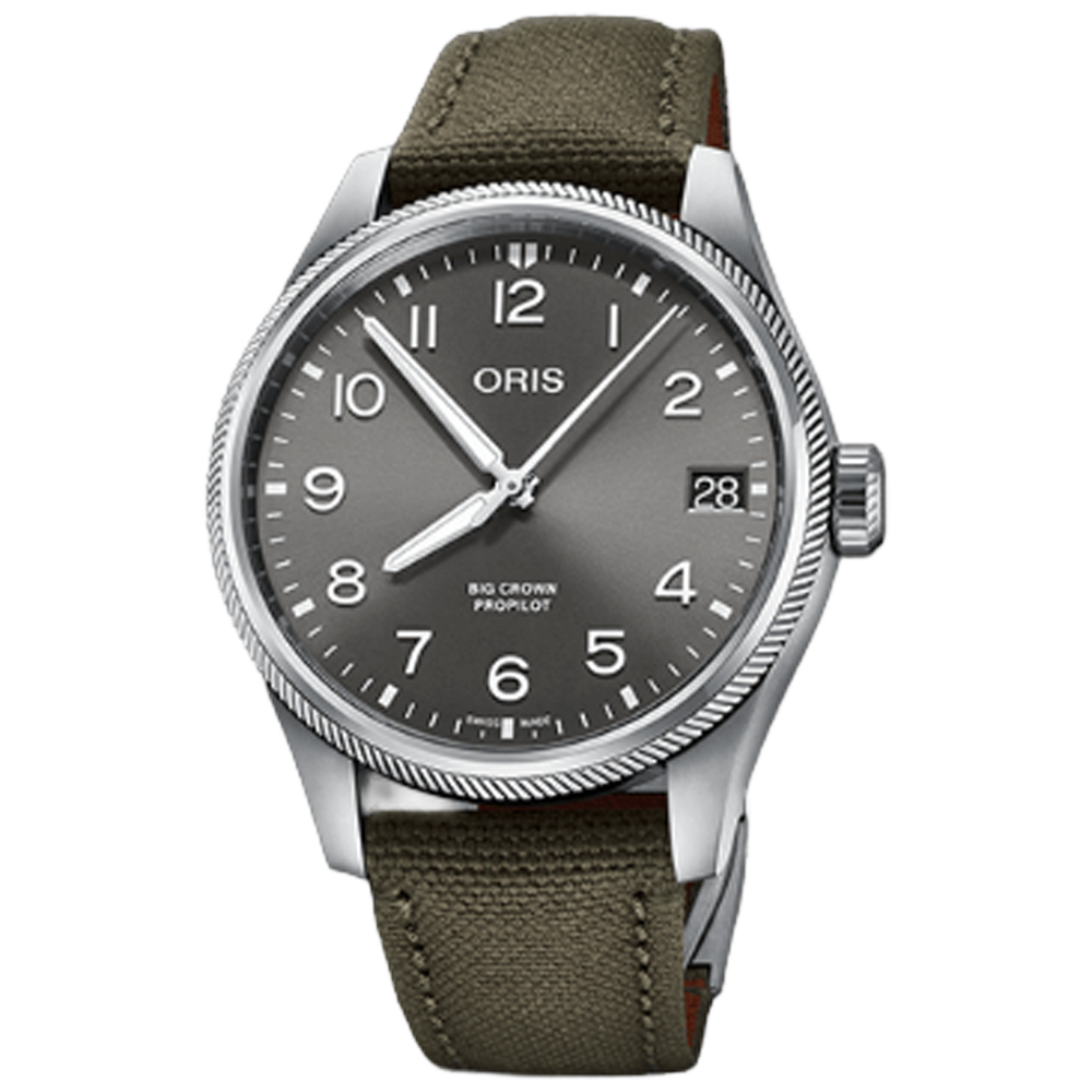 01 751 7761 4063-07 3 20 03LC Oris Big Crown ProPilot Big Date 41 grå