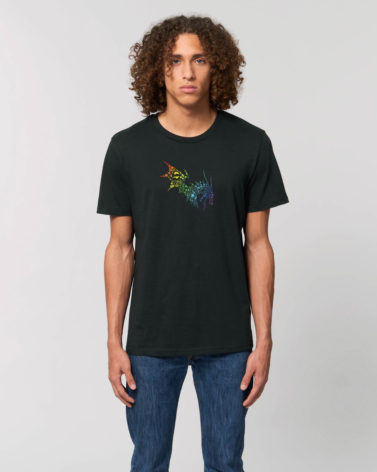 NärCon Rainbow Dragon T-shirt Black - 2
