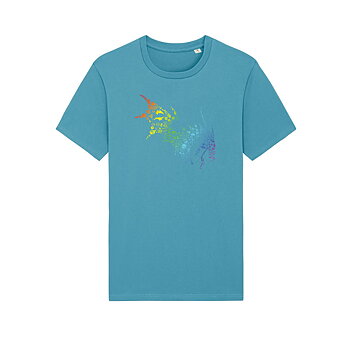 NärCon Rainbow Dragon T-shirt Atlantic Blue