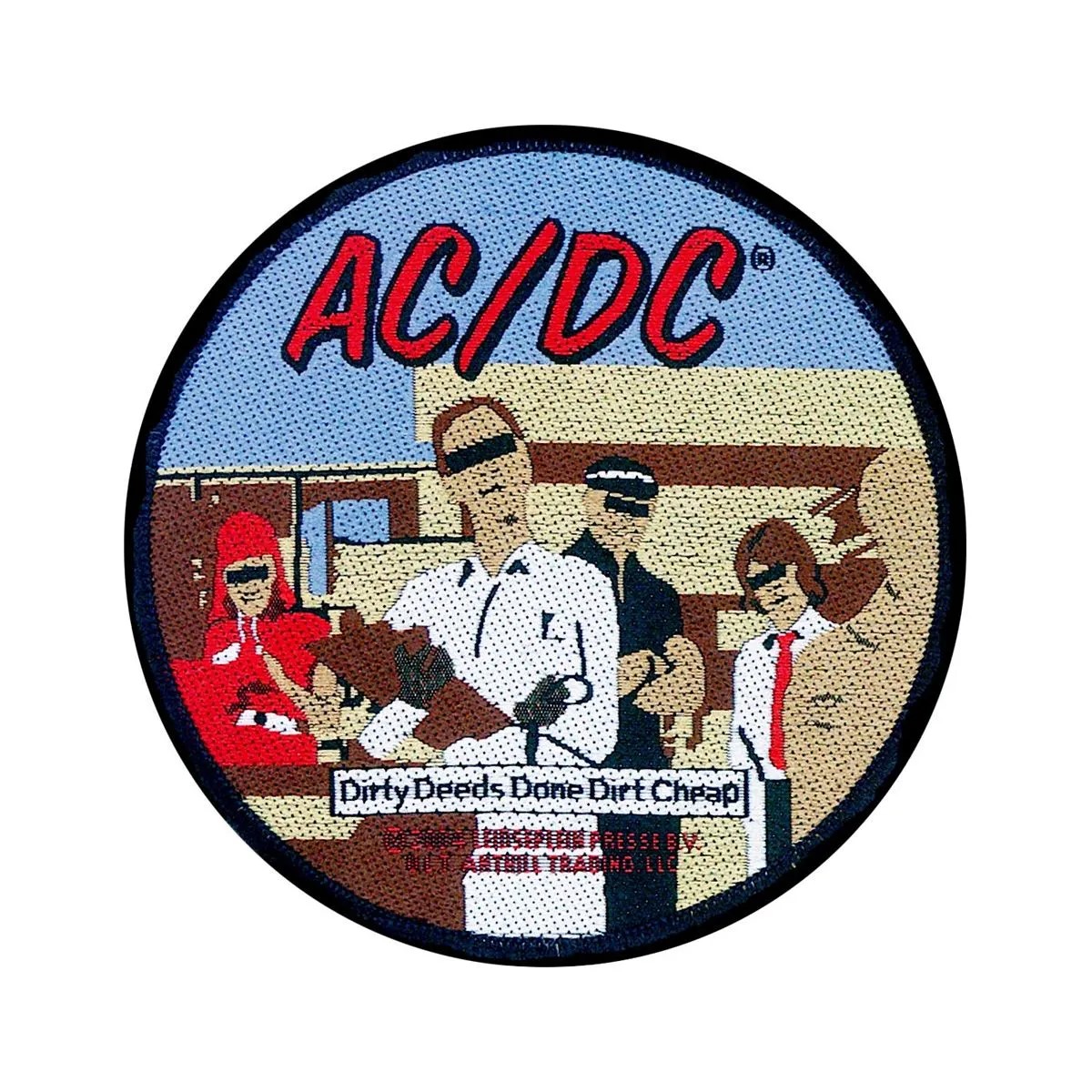 AC/DC Dirty Deeds Circular Patch