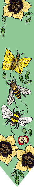Odlingspinne - Egen text Gulblom