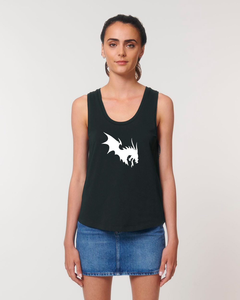 NärCon White Dragon Tanktop Black - 2