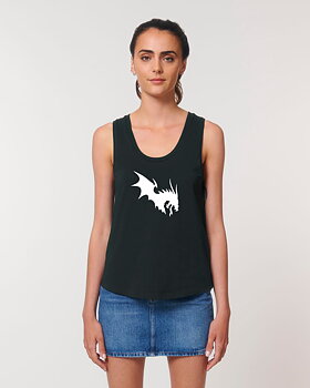 NärCon White Dragon Tanktop Black