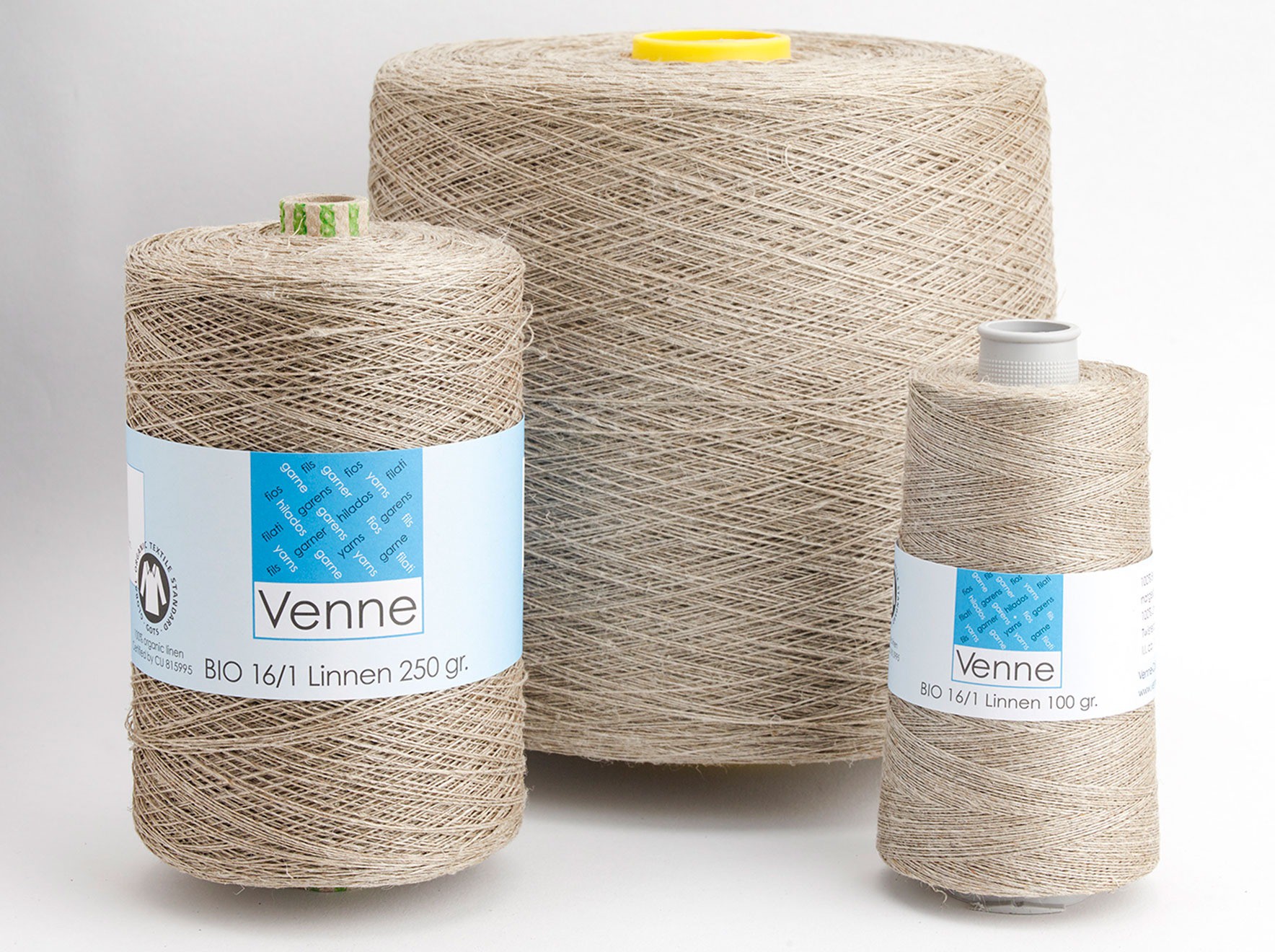 Ekologiskt lingarn Venne Nel 16/1 250 g