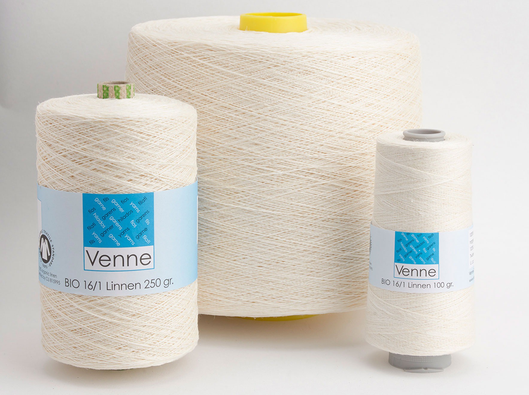Ekologiskt lingarn Venne Nel 16/1 250 g - 2