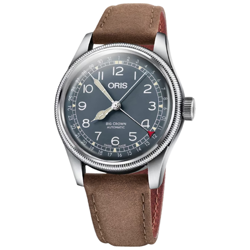 01 754 7741 4065-07 5 20 63 Oris Big Crown Pointer Date 40 blå