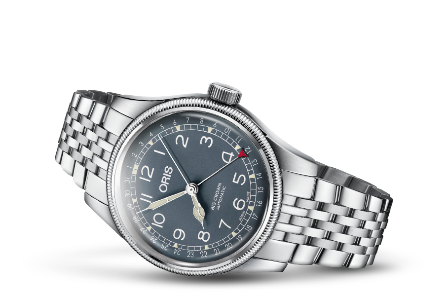 01 754 7741 4065-07 8 20 22 Oris Big Crown Pointer Date 40 blå