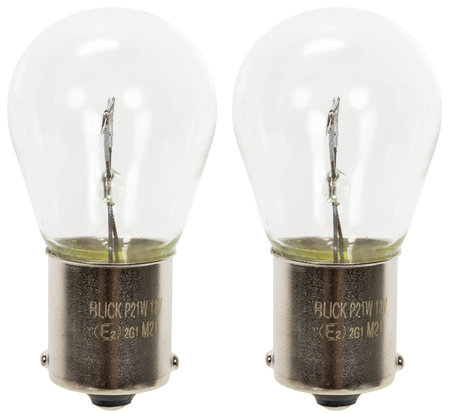 Glödlampa BA15S P21W 12V 2st