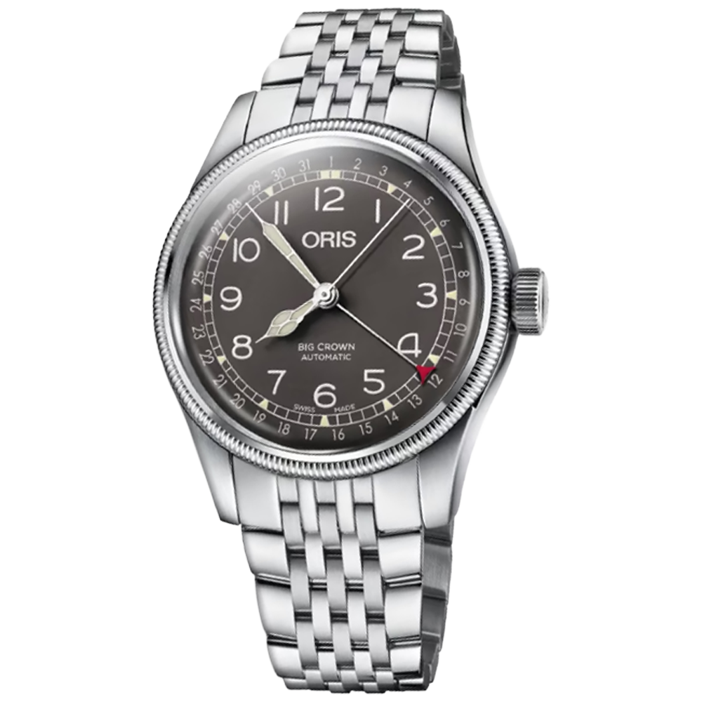 01 754 7741 4064-07 8 20 22 Oris Big Crown Pointer Date 40 svart