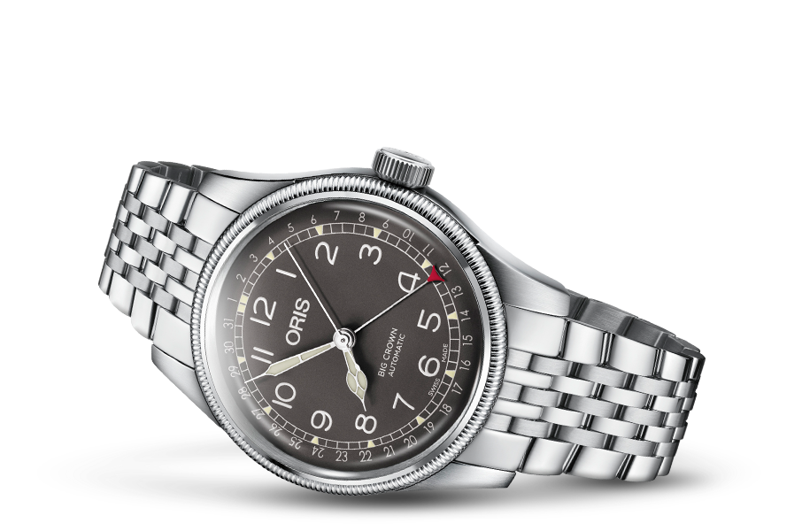 01 754 7741 4064-07 8 20 22 Oris Big Crown Pointer Date 40 svart